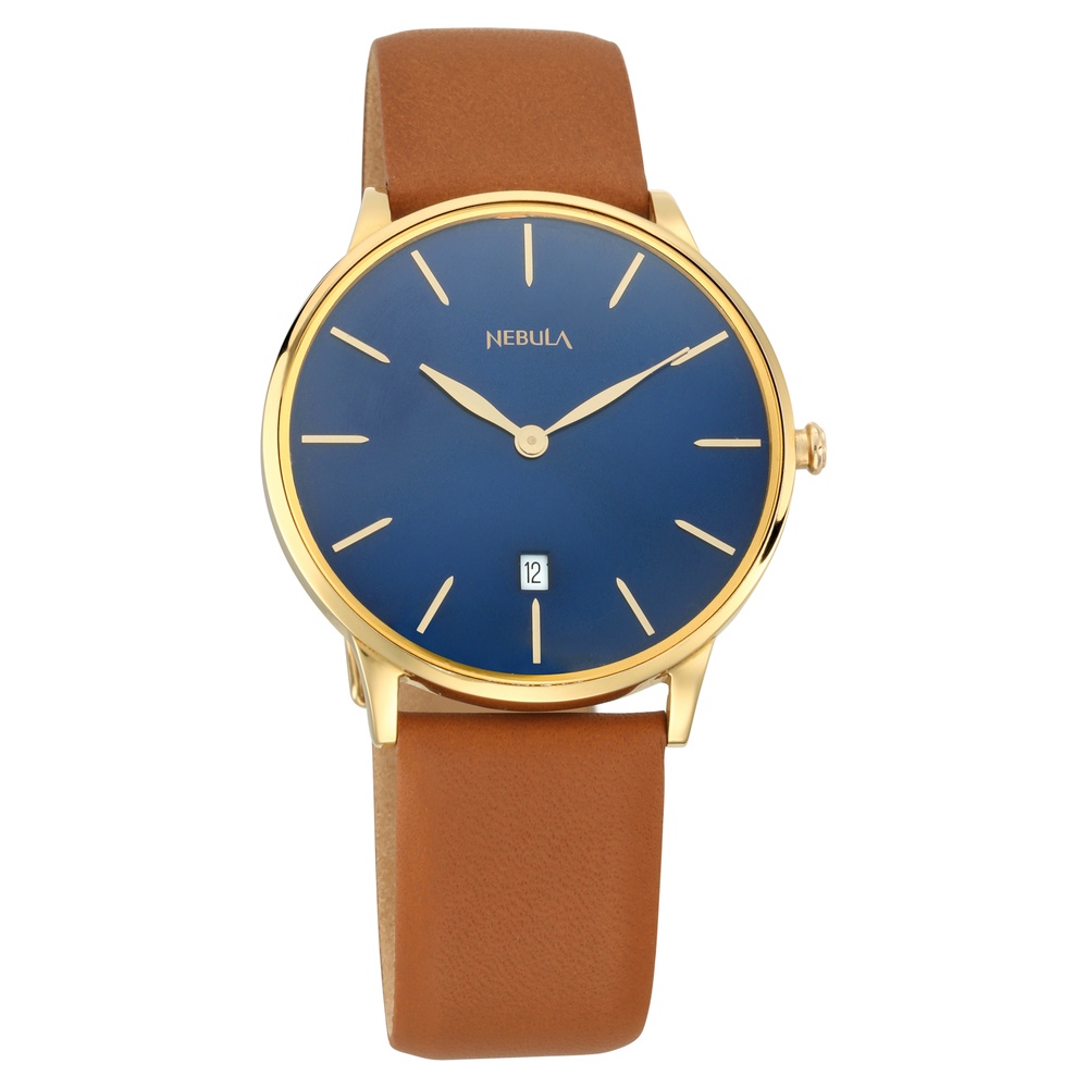 Buy Online Titan Nebula Lustre Quartz Analog with Date 18 Karat