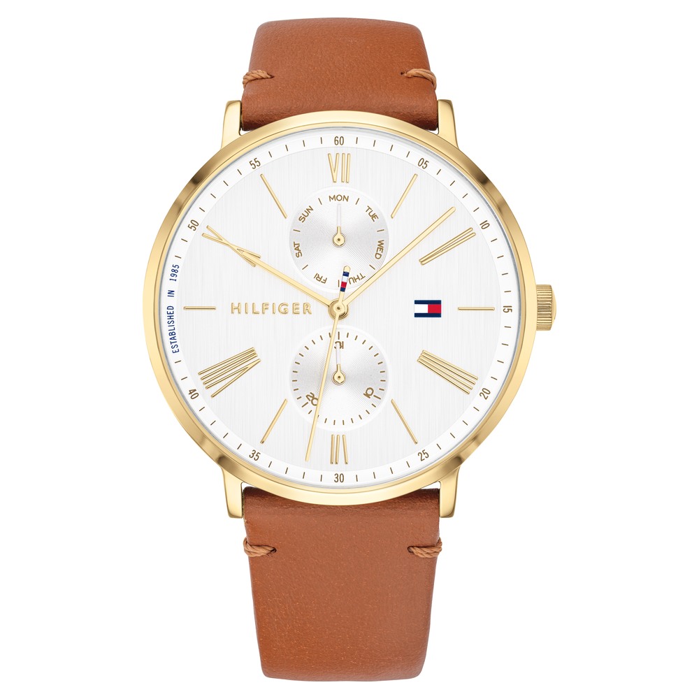 Buy Online Tommy Hilfiger Quartz Multifunction White Dial Watch for ...