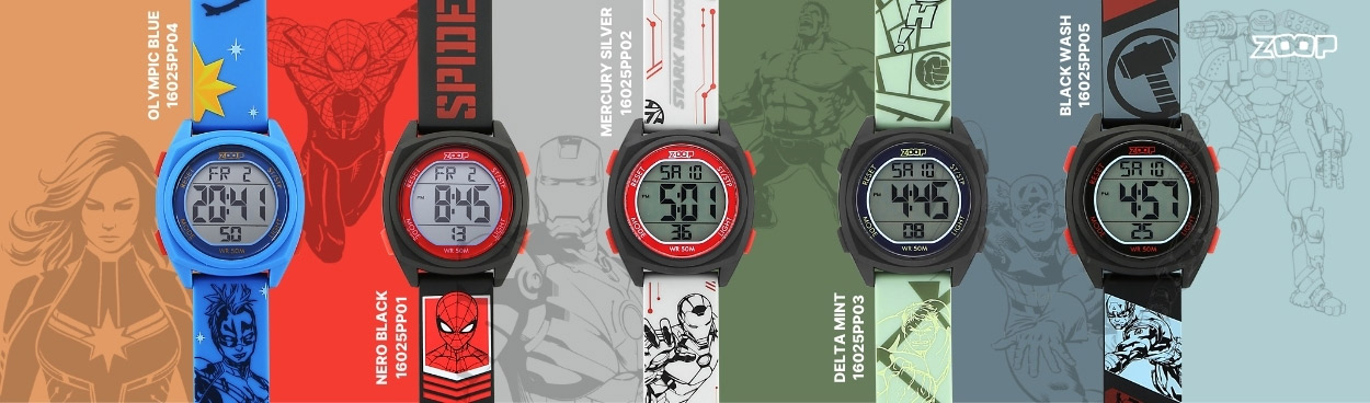 Buy Online Zoop Marvel Avengers Digital Watch with Digital Dial