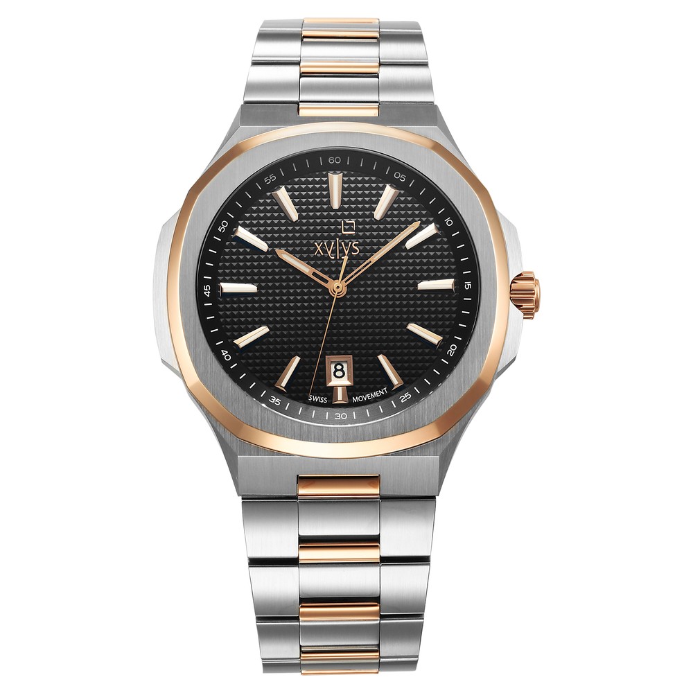 Buy Online Xylys Integra Swiss Analog Stainless Steel Black Dial