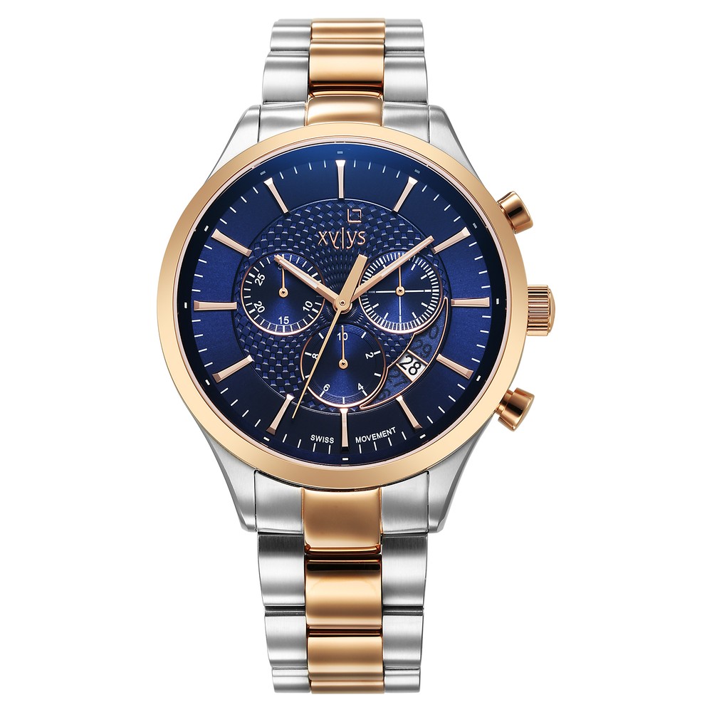 Buy Online Xylys Triumph Swiss Chronograph Stainless Steel Blue