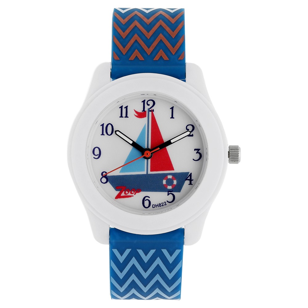 Buy Online Zoop By Titan Quartz Analog Multicoloured Dial PU Strap