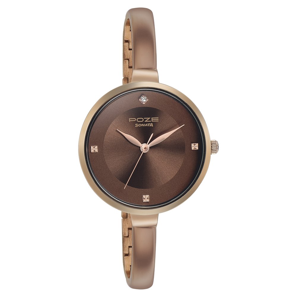 Sonata shop copper watch