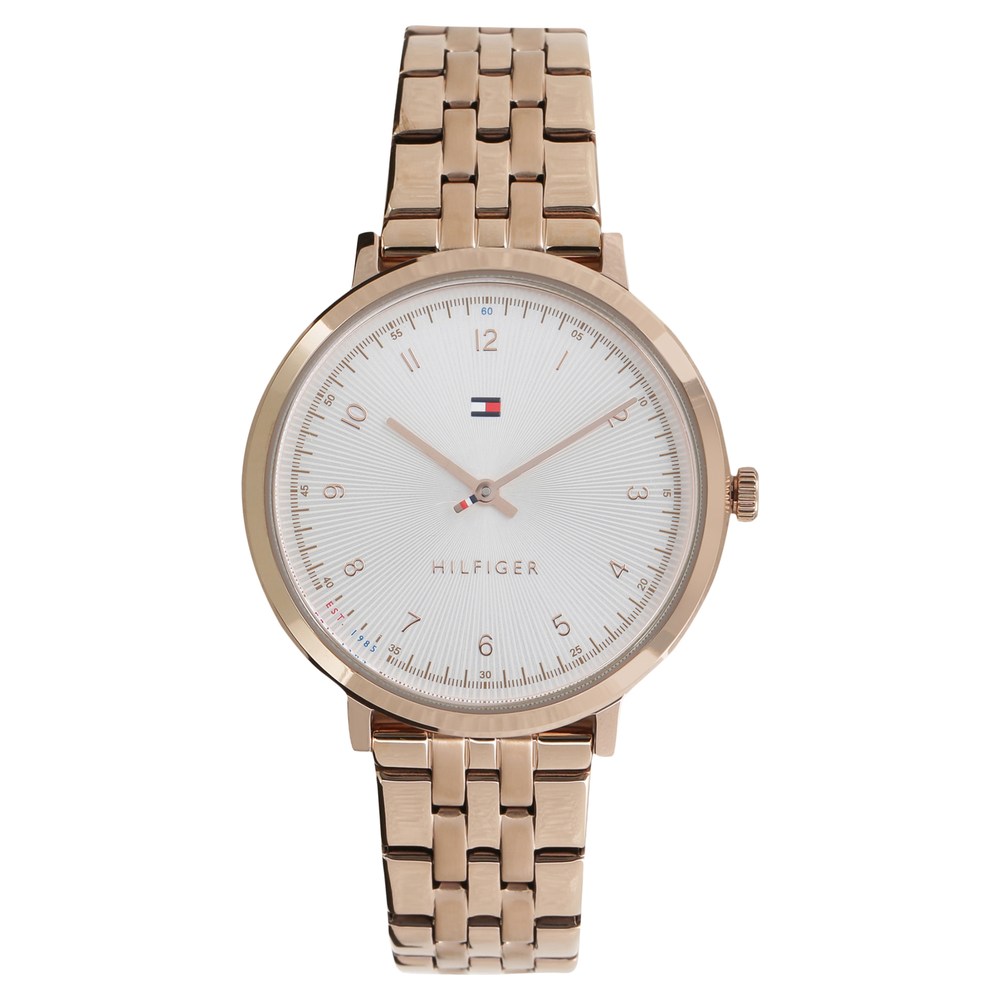 Buy Online Tommy Hilfiger Quartz Analog Silver Dial Stainless