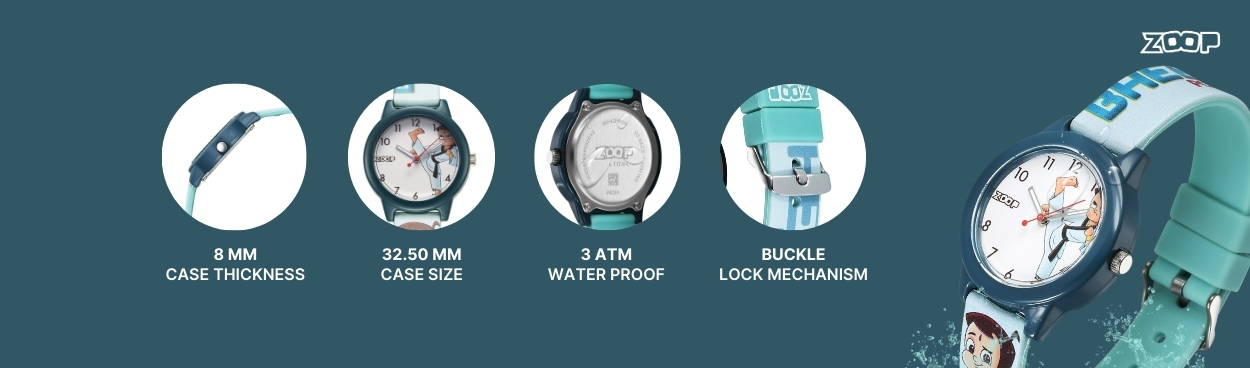 ⭐︎⭐︎⭐︎⭐︎⭐︎ Buy Online Zoop Chhota Bheem Analog Watch with White Dial