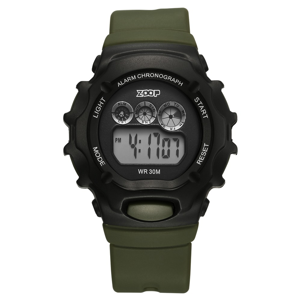 Buy Online Zoop Digital Watch with Digital Dial Green Strap for Boys  Kids, from House of Titan 26035pp06w Titan India