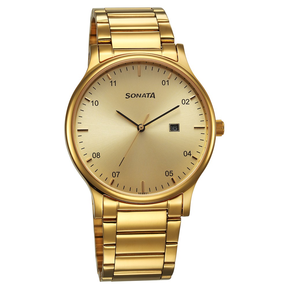 Square SONATA WATCH, For Daily, Model Name/Number: NJ77059YM01 at Rs  950/piece in Navi Mumbai