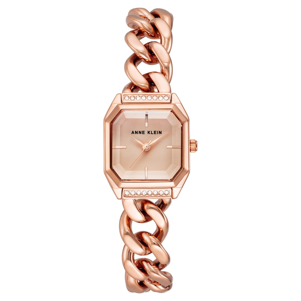 Buy Online Anne Klein Quartz Analog Rose Gold Dial Metal Strap