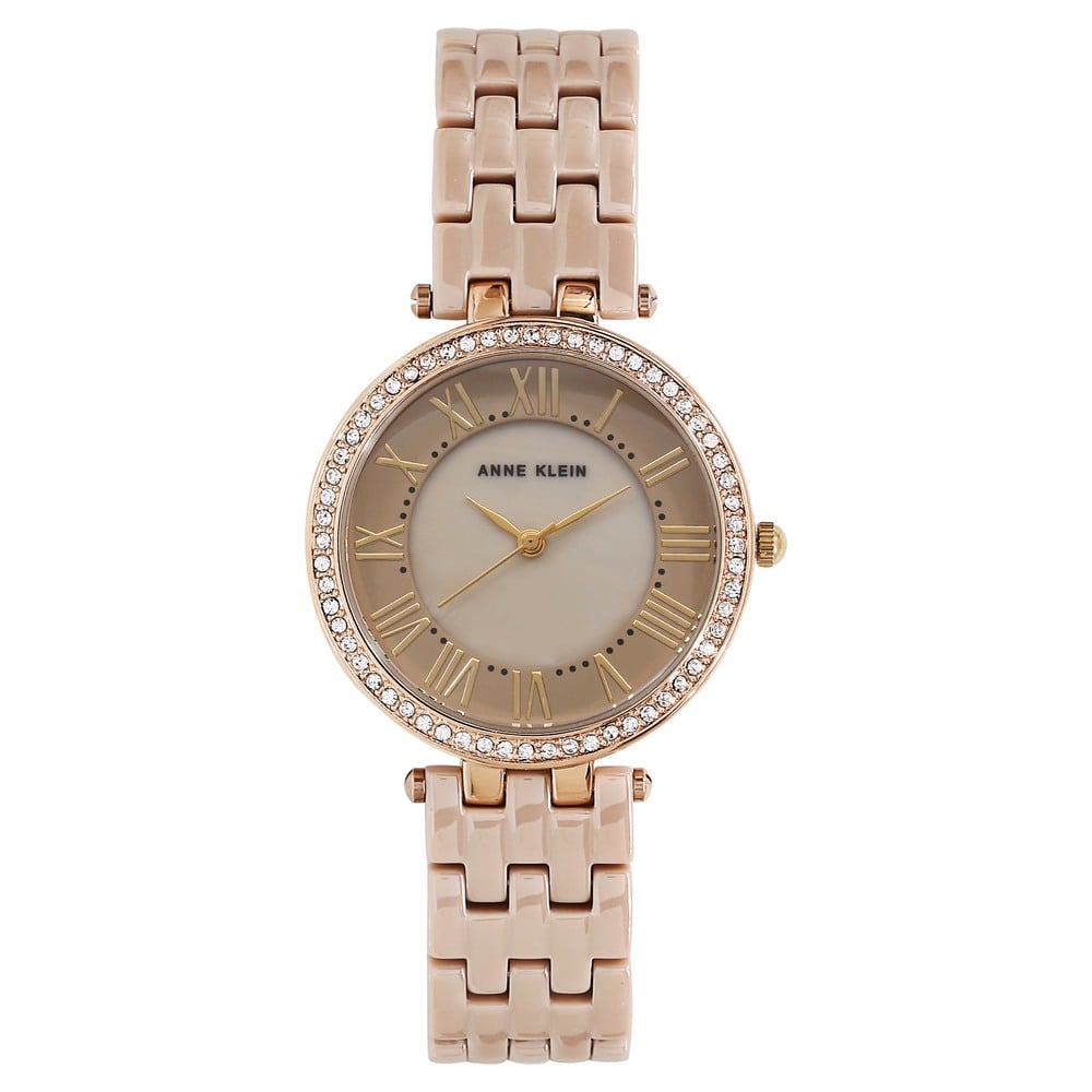 Buy Online Anne Klein Quartz Analog Mother of Pearl Dial Ceramic