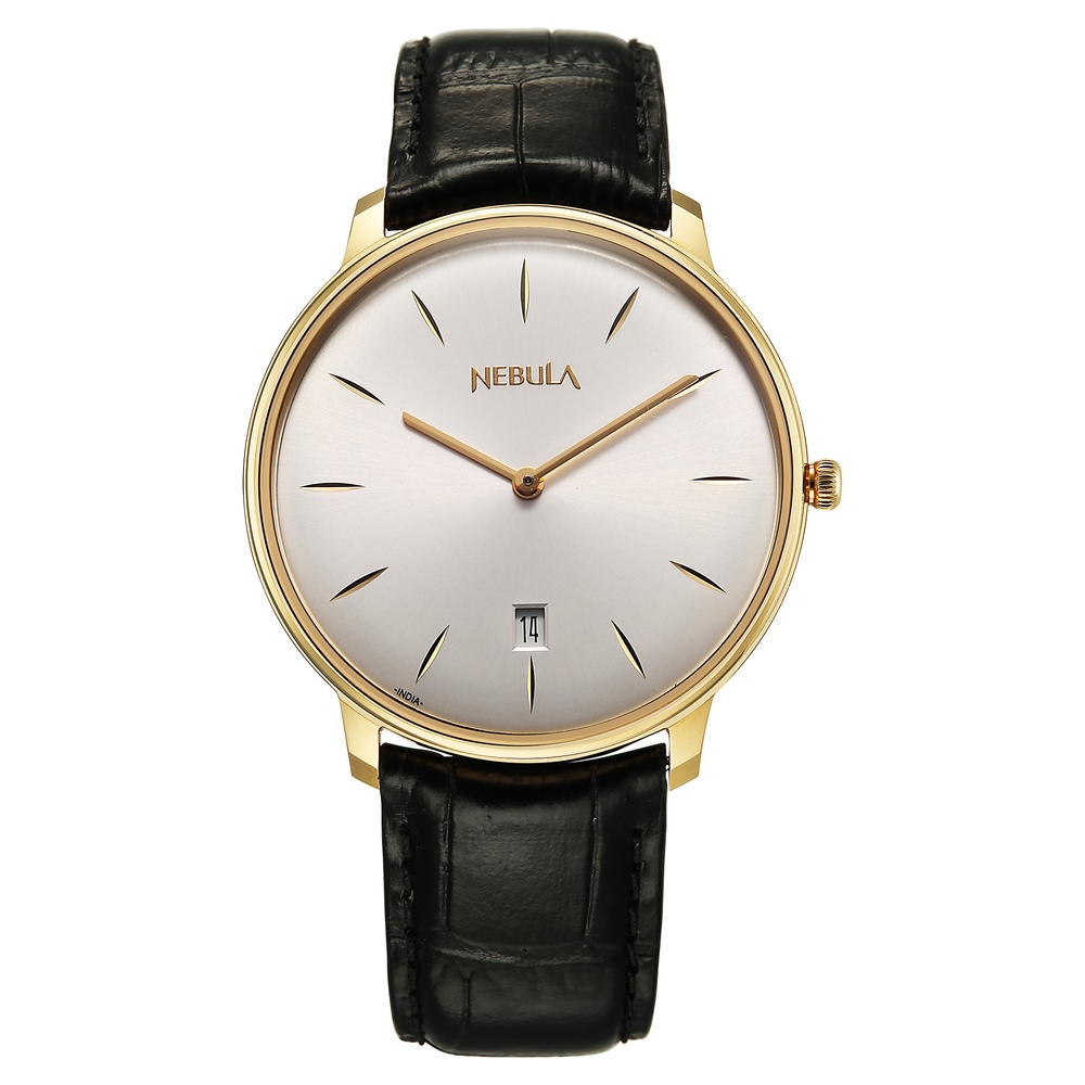 Buy Online Titan Nebula Lustre 18 Karat Gold Quartz Analog with