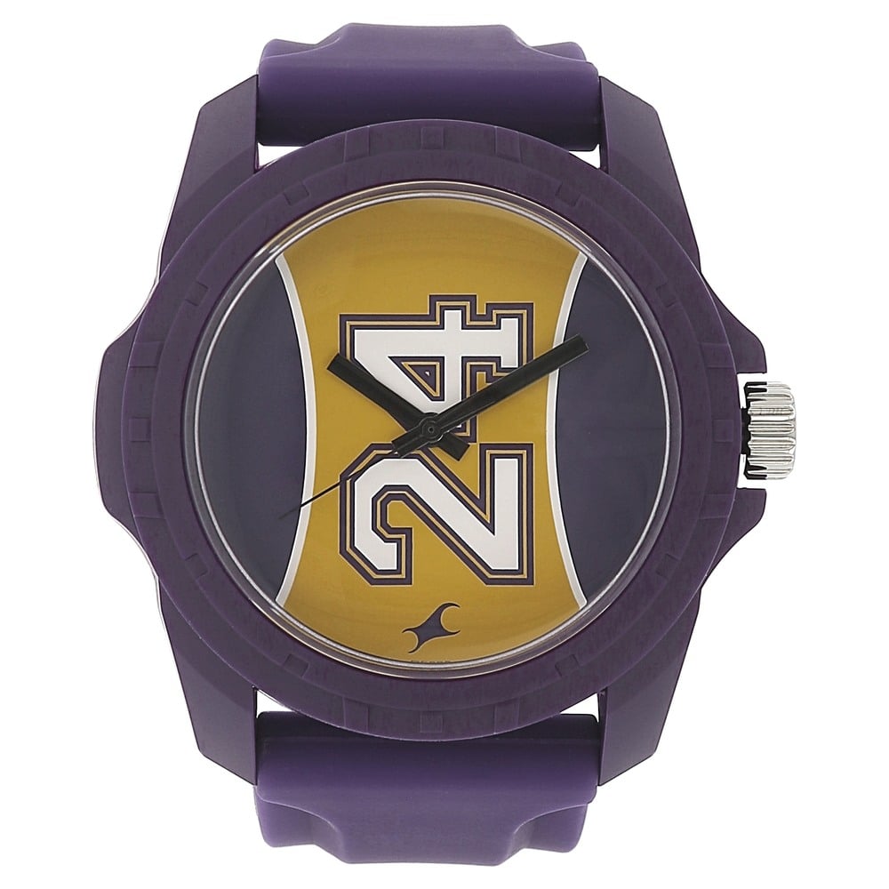 Buy Online Fastrack Quartz Analog Multicoloured Dial Plastic Strap