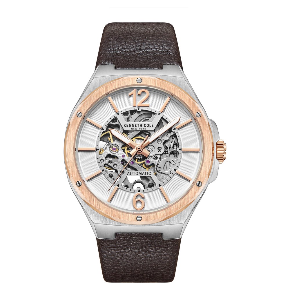 Buy Online Kenneth Cole Automatic Silver Dial Watch for Men