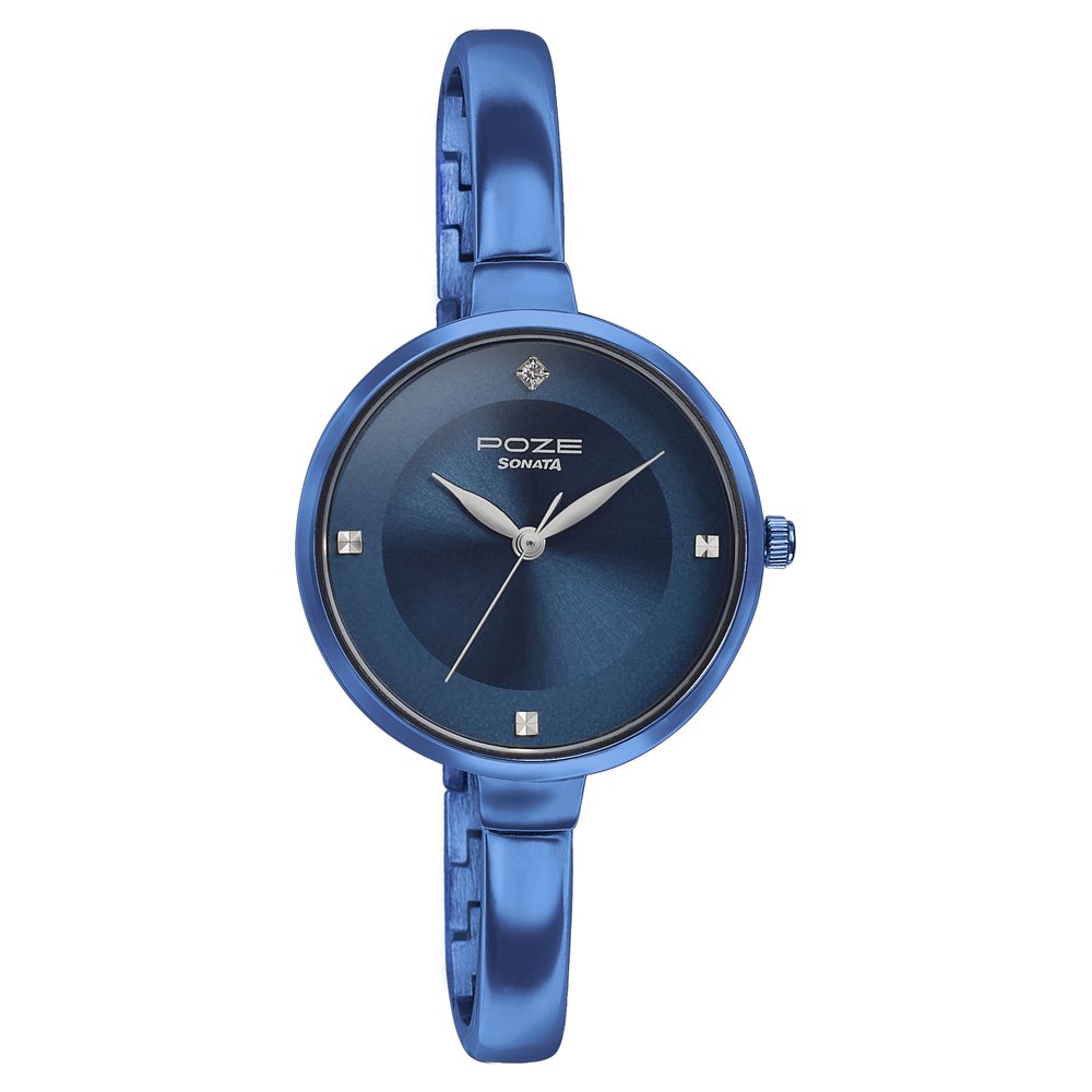 Sonata sales blue watch