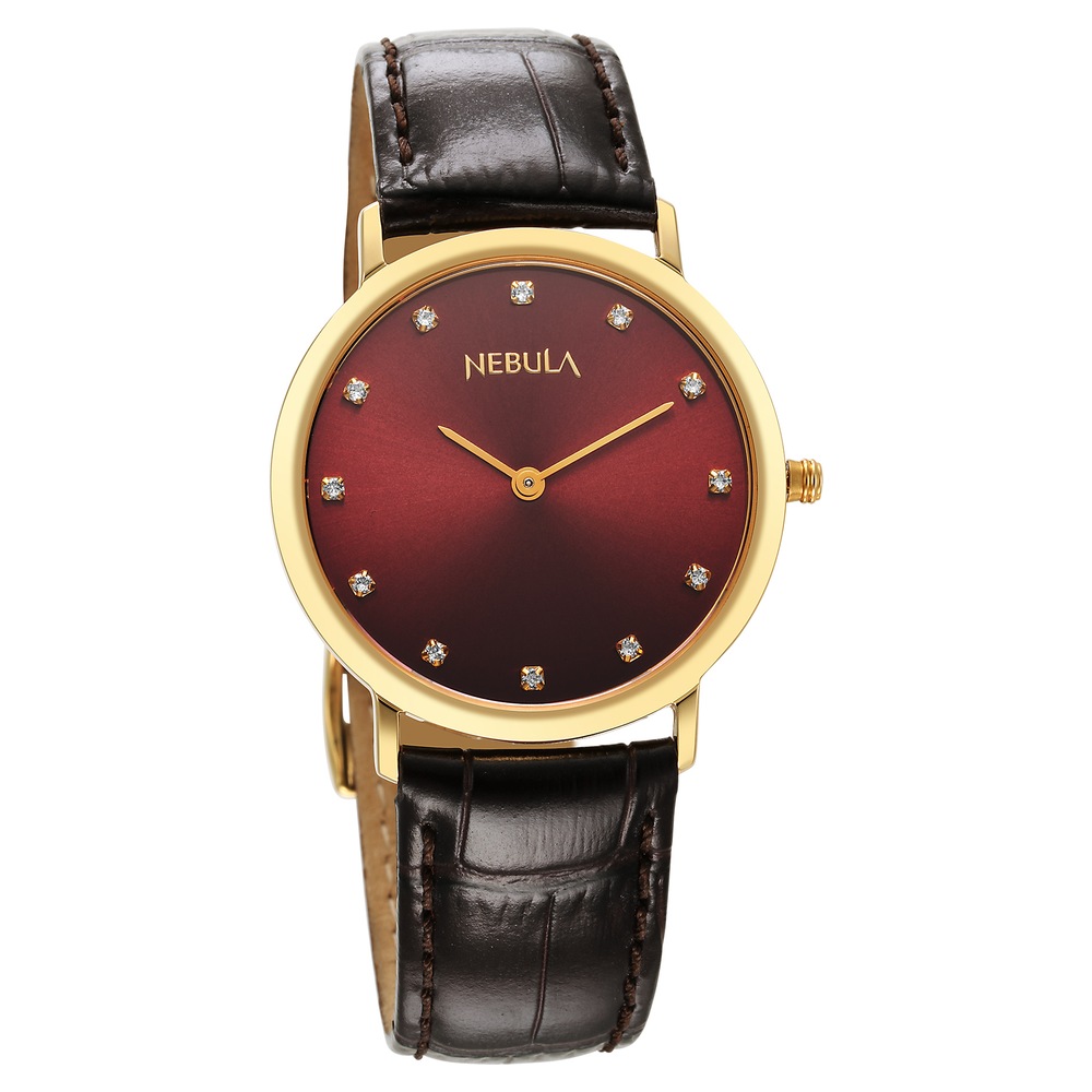 Buy Online Titan Nebula Quartz Analog 18 Karat Solid Gold Watch for Men ns600dl22 Titan