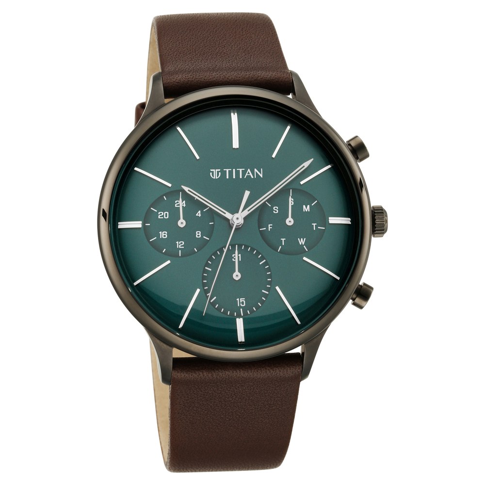 Titan watch leather band discount