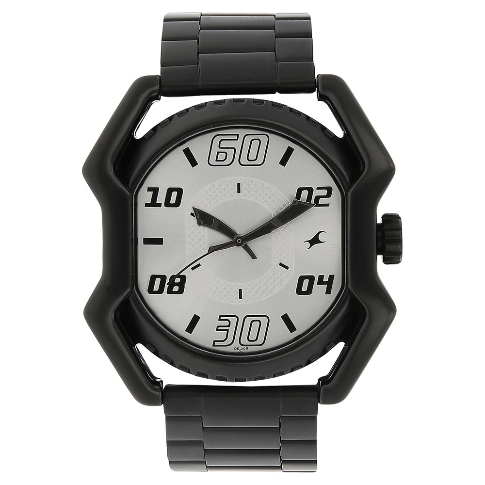 Buy Online Fastrack Quartz Analog Silver Dial Stainless Steel Strap Watch for Guys nj3112nm01c Titan