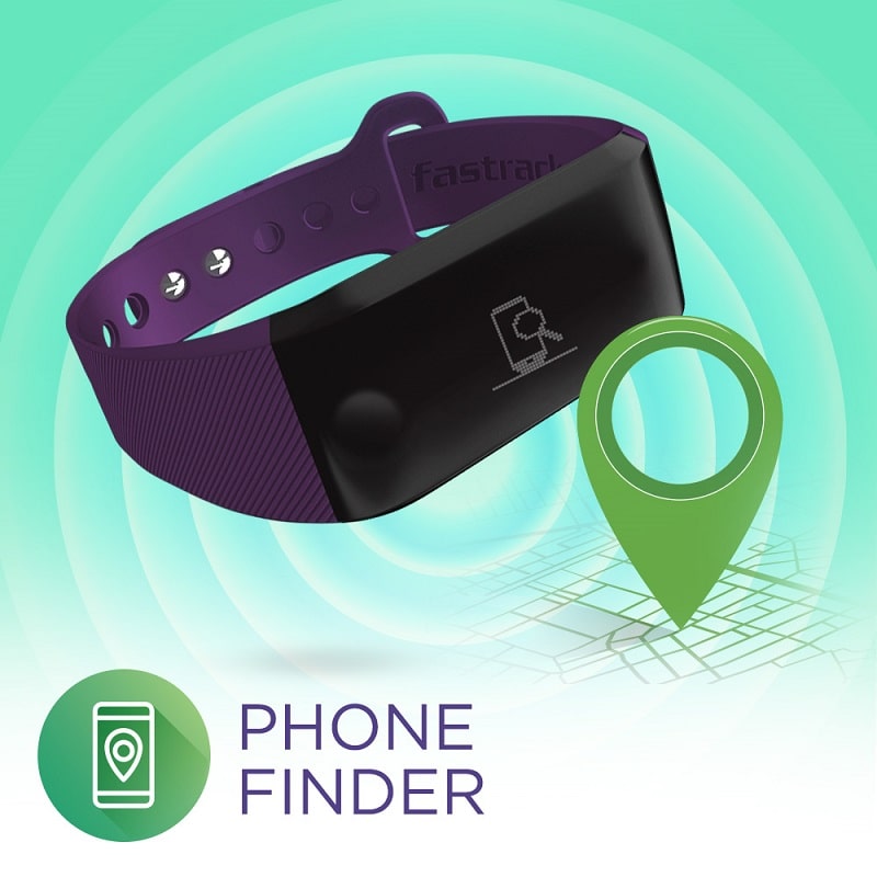 Buy Online Reflex Beat Black Smart Band with Active Heart Rate Monitor swd90066pp01 Titan