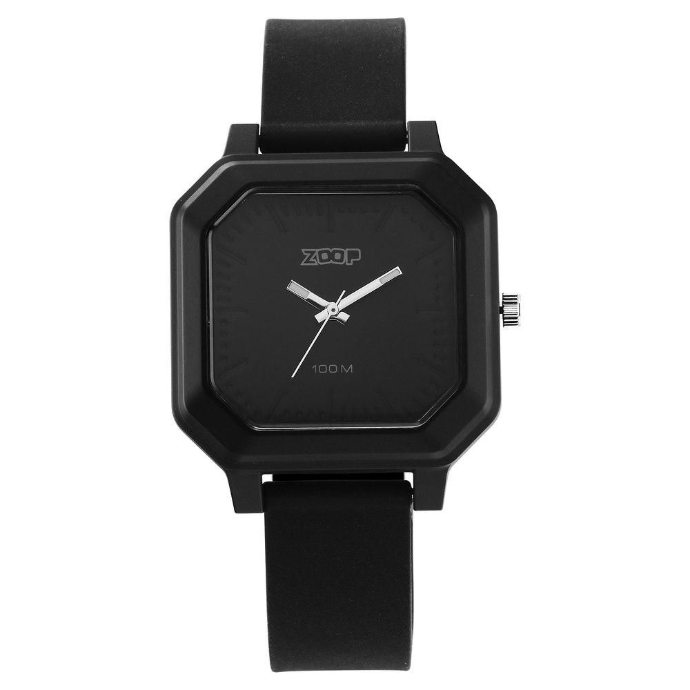 Titan black square best sale watch