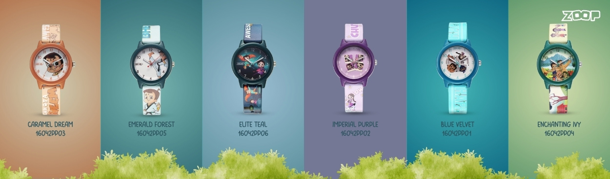 Buy Online Zoop Chhota Bheem Analog Watch with White Dial
