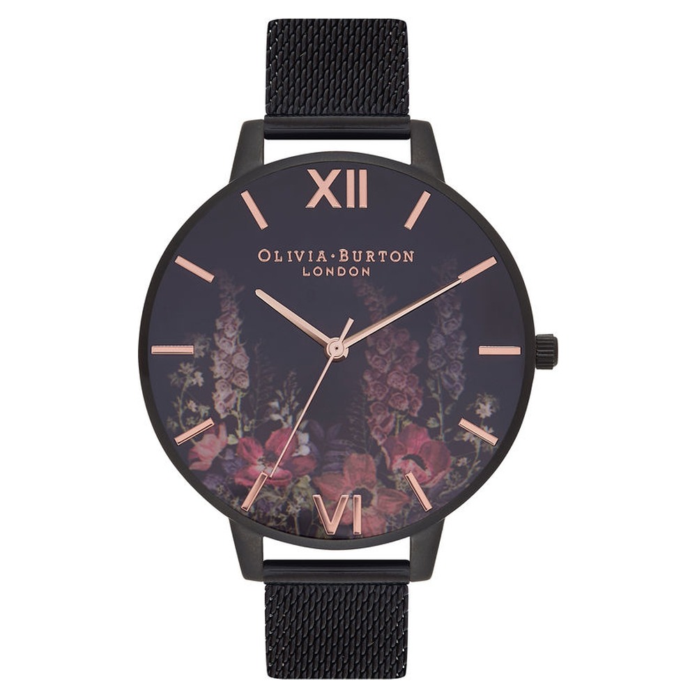 Buy Online Olivia Burton Quartz Analog Black Dial Watch for Women ncob16ad29w Titan