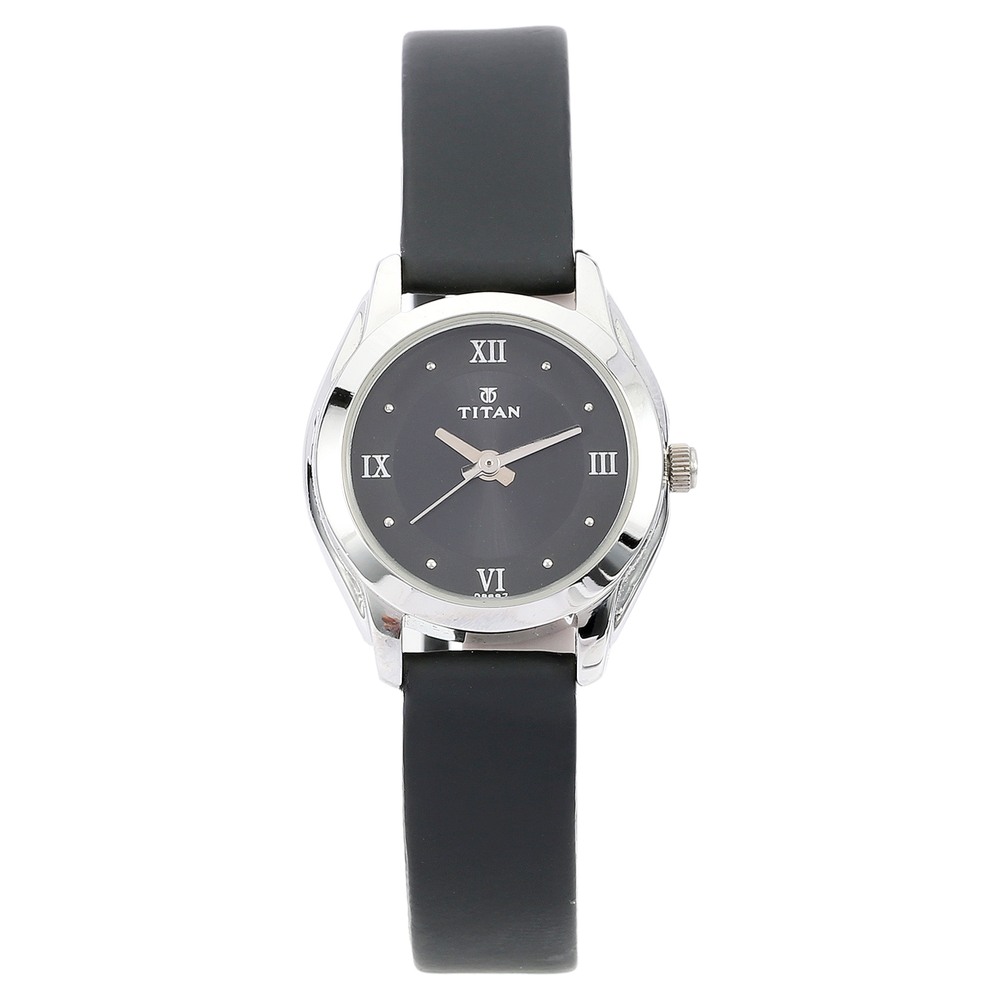 Buy Online Titan Quartz Analog Black Dial Watch for Women - 2489sl02 ...