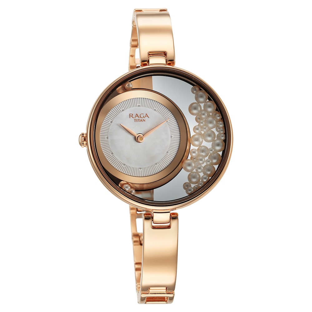 Buy Online Titan Raga Power Pearls Quartz Analog White Dial With Loose Buy Online Titan Raga Power Pearls Quartz Analog White Dial With Loose