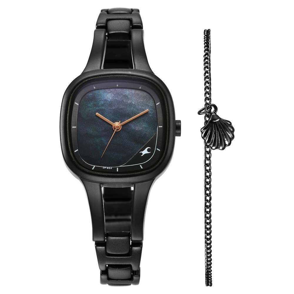 Buy Online Fastrack Pulse Quartz Analog Mother Of Pearl Dial Metal