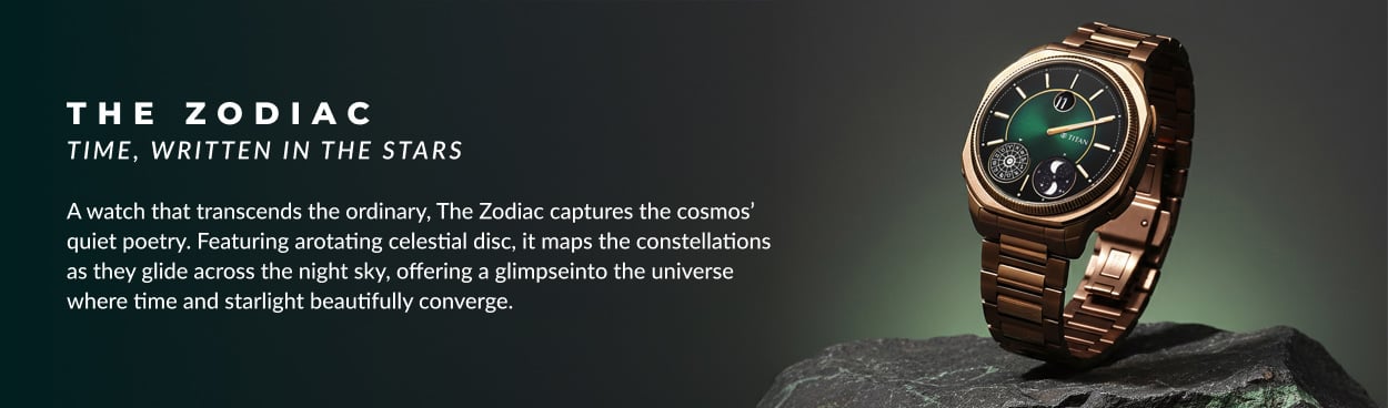 Buy Online Titan Stellar Jumping Hour Micromotors Zodiac Analog