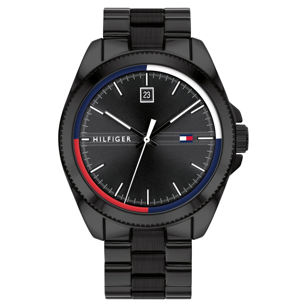 タミミ Buy Online Tommy Hilfiger Black Dial Quartz Analog Watch for Men