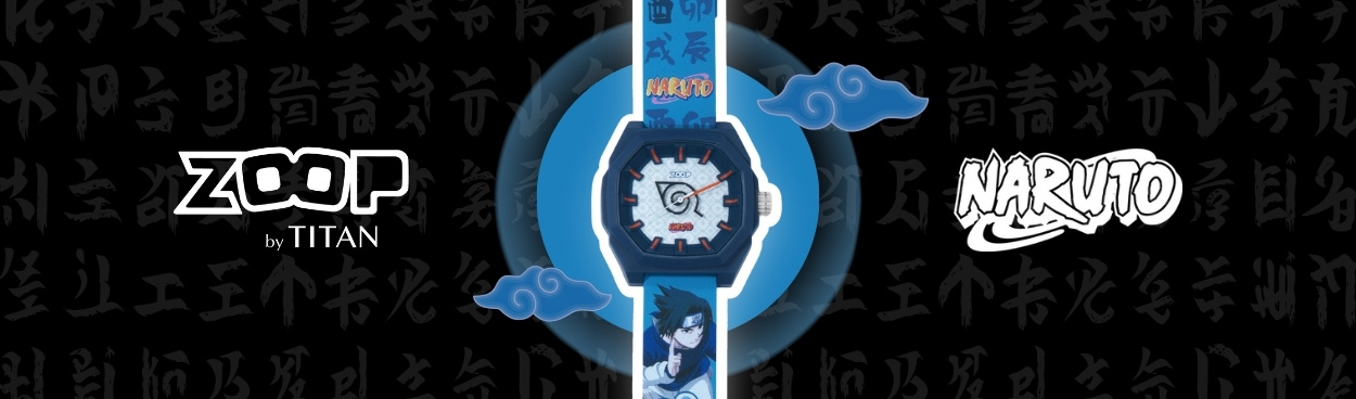Buy Online Zoop Naruto Analogue Watch with Blue Case and Blue