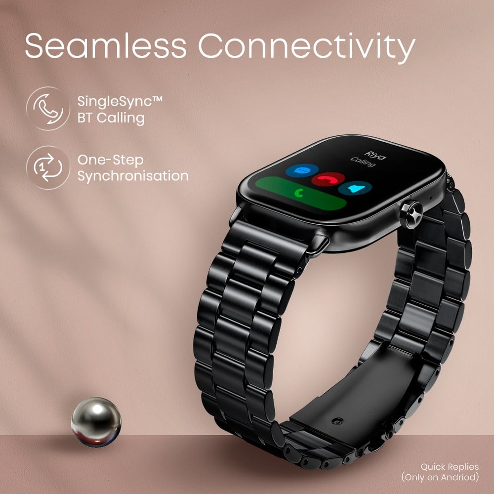 Buy Online Fastrack Radiant FX2 Luxury Metal Smartwatch with largest 5. ...