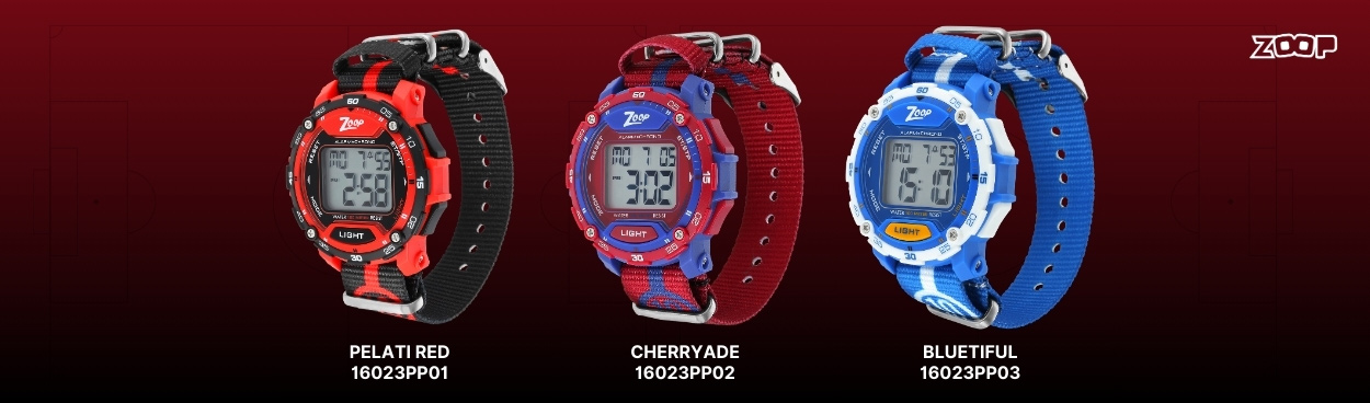 Buy Online Zoop Digital Watch with Digital Dial & Two Toned Strap