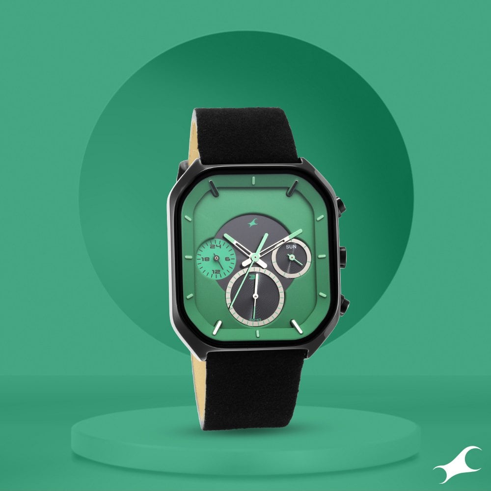 Fastrack military green watch discount