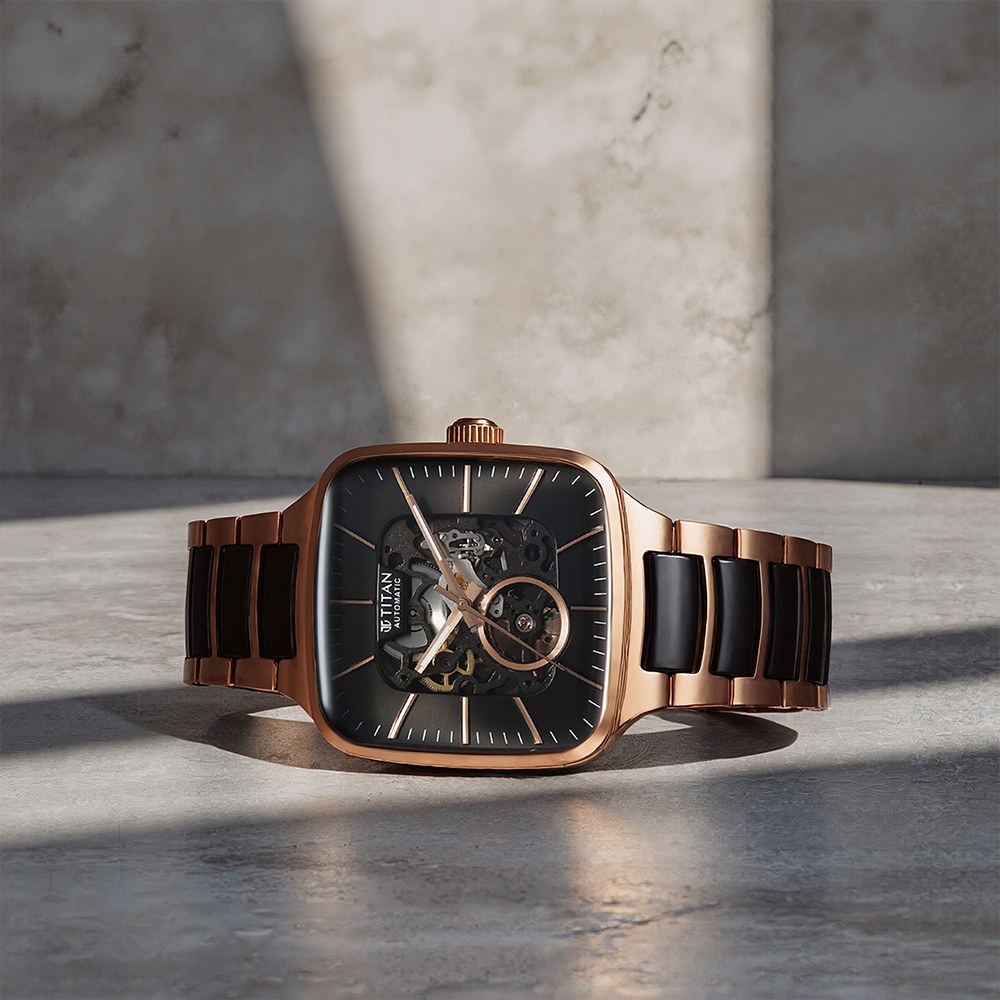 Titan watch automatic price cheap