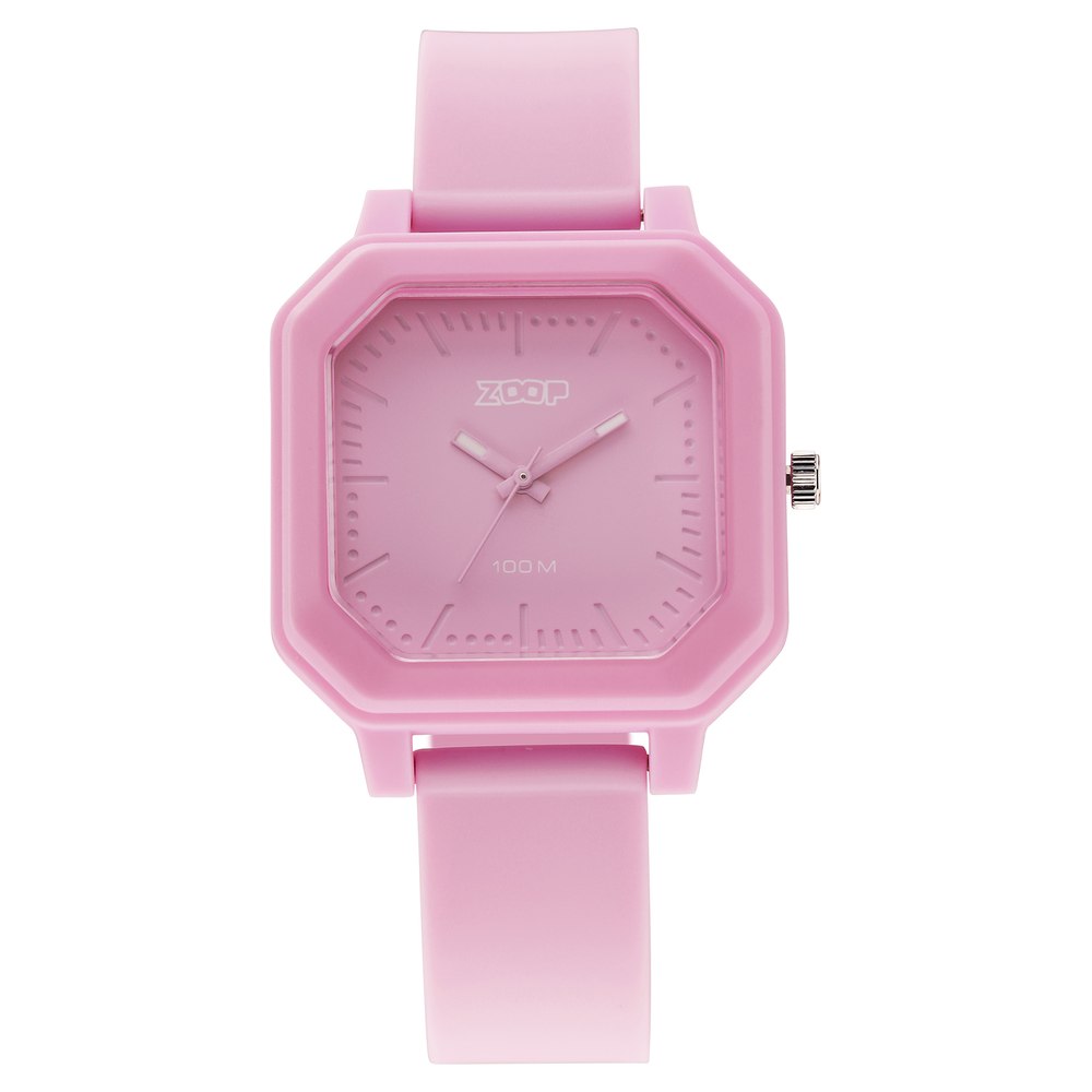 Buy Online Zoop Analog Watch with Pink Dial & Pink Strap for Girls